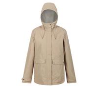 Regatta Womens Broadia Waterproof Jacket - Barleycorn/Light Vanilla - 18 UK - Barleycorn/Light Vanilla - 100% Polyester