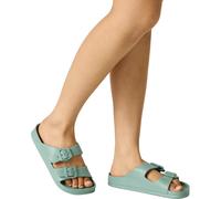 Regatta Womens Brooklyn Double Strapp Summer Flip Flop Slides Slider Sandals