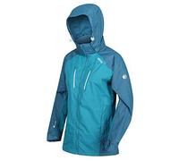 Regatta Women's Calderdale III Waterproof Breathable Isotex 5000 Concealed Hood Jacket, OceanDeep/Seablue, 12, RWW326 N3112L
