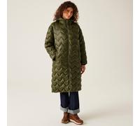 Regatta Womens Cambrie II Longline Padded Jacket - Dark Khaki - 16