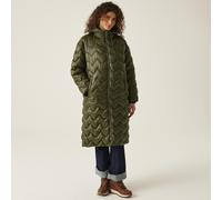 Regatta Womens Cambrie II Long Line Long Length Hooded Quilted Padded Jacket