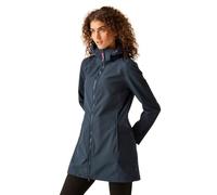 Regatta Womens Carisbrooke Longline Softshell Jacket, Navy(Flamingo Pink), 16 EU