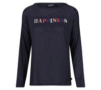 Regatta Women's Carlene Happiness Long-Sleeved T-Shirt - Navy - Navy - 10 UK - 60% Cotton/40% Polyester