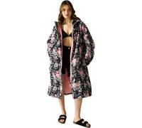Regatta Womens Cath Kidston Changing Robe - Black Hackney Rose - S/M