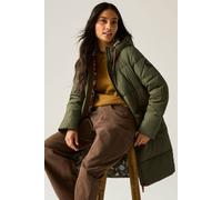 Regatta Women's Cath Kidston Long Line Baffle Jacket in Khaki | Size: 16 Regatta Khaki 16