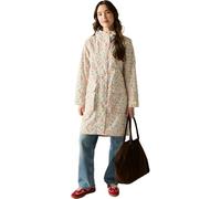 Regatta Womens Cath Kidston Long Waterproof Jacket - Cream Harmony Ditsy - 14