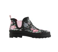 Regatta Womens Cath Kidston Low Welly UK 8 Black Hackney Rose
