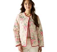 Regatta Womens Cath Kidston Quilted Padded Jacket - Cream Hackney Rose - 18