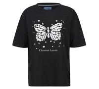Regatta Womens/Ladies Christian Lacroix Bellegarde Butterfly T-Shirt (Black) Cotton - Size 12 UK