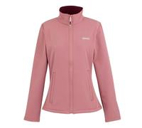 Regatta Womens Connie V Softshell Walking Jacket - Dusty Rose - 20 UK - Dusty Rose - 96% Polyester/4% Elastane