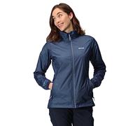 Regatta Womens Corinne IV Waterproof Soft Shell Jacket Pack-Away Hiking Walking Coat 22 Washed Denim