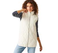 Women's Regatta Womens Courcelle Longline Paddeed Bodywarmer - Cream - Size: 10