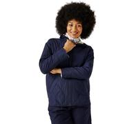 Regatta Womens Courcelle High Collar Quilted Padded Jacket Coat - Navy