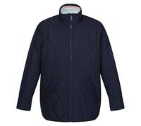 Regatta Womens Courcelle High Collar Quilted Padded Jacket Coat - Navy