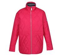 Regatta Womens Courcelle High Collar Quilted Padded Jacket Coat - Navy