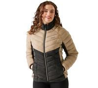 Regatta Women's Water-repellent Dalent Quilted Jacket Warm Taupe Black, Size: 12