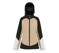 Regatta Womens Desoto X Soft Shell Jacket - Black/Warm Taupe - 10 UK - Black/Warm Taupe - 96% Polyester/4% Elastane