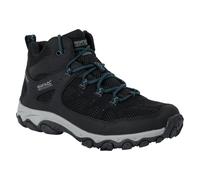 Regatta Womens Edgepoint IV Mid Cut Walking Boots - Black/Storm Blue - 6.5 UK - Black/Storm Blue - 100% Mixed