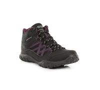 Regatta Women's Edgepoint Waterproof Black & Prune Boots Black