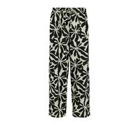 Regatta Womens Elbrie Abstract Floral Trousers - White/Black - 12 UK R - White/Black - 100% Viscose
