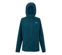 Regatta Womens Elinn Hooded Fleece Jacket - Moroccan Blue - 8 UK - Moroccan Blue - 100% Polyester