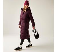 Regatta Women's Eloria Longline Hooded Insulating Quilted Jacket in Purple | Size: 18 Regatta Purple 18