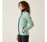 Regatta Womens Elzie Fleece Full Zip Jacket Two Tone With Pockets Smart Cosy