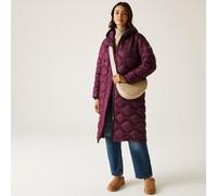 Women's long hooded down jacket Regatta Embrie Noir 36