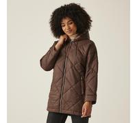 Regatta Womens Emila Padded Jacket - Dark Brown/Warm Taupe - 16