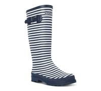 Regatta Womens Fairweath Rain Boots with Lug Sole in Navy/WhitStr - Size UK 6