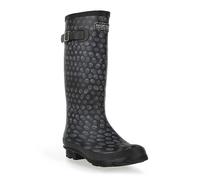 Regatta Women's Wellington Boots Fairweather II – Cotton Lined, Durable – Black Animal Print EU37/UK4