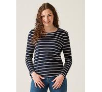 Regatta Womens Federica II T-Shirts-NAVY, Navy, Size 8, Women Navy