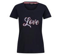 Regatta Womens Filandra VIII Text T-Shirt - Navy - 26 UK - Navy