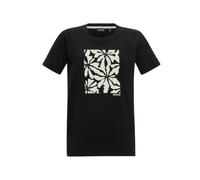 Regatta Womens Filandra VX Floral Pattern T-Shirt - Black - 26 UK - Black - 95% Cotton/5% Viscose