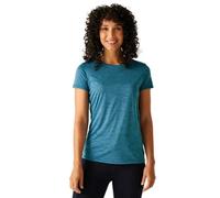 Regatta Womens Fingal Edition Marl T-Shirt Base Layer Quick Dry Sports Top Moroccan Blue