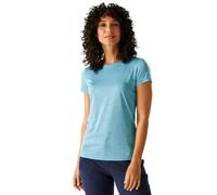 Regatta Womens Fingal Edition Marl T-Shirt Base Layer Quick Dry Sports Top Nordic Blue