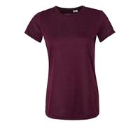 Regatta Womens Fingal Edition Marl T-Shirt Base Layer Quick Dry Sports Top Purple
