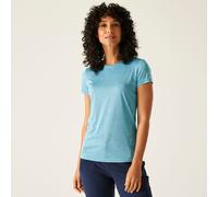 Regatta Womens Fingal Edition Marl T-Shirt Base Layer Quick Dry Sports Top Nordic Blue