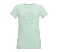 Regatta Womens Fingal Line Art T-Shirt - Mist - 14 UK - Mist - 70% Polyester/30% Recycled Polyester