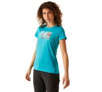 Regatta Womens Fingal VIII Quick Dry Short Sleeve T Shirt - Blue - Size 8 UK