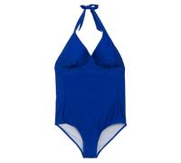 Regatta Womens Flavia II Plain One Piece Swimsuit - Brightest Blue - 22 UK - Brightest Blue - 100% Mixed