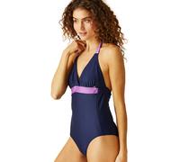 Regatta Women's Durable Flavia II Swimsuit Navy Radiant Orchid, Size: 16