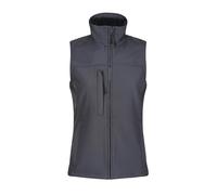 Regatta Womens Flux Softshell Gilet - Seal Grey - Seal Grey - 16 UK - 96% Polyester/4% Elastane