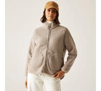 Regatta Women's Frankie Borg Full-Zip Insulating Fleece in Beige | Size: 16 Regatta Beige 16