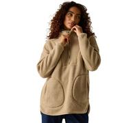 Beige female 12 Regatta Women's Frankie Borg Longline Fleece Beige, Size: 12
