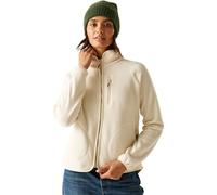 Regatta Women's Fleece Top Frankie Full-Zip – Insulating, Lightweight, Warm – Cream Size 18