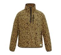 Regatta Womens Frankie Leopard Print Half Zip Fleece Top - Leopard - 18 UK - Leopard - 70% Recycled Polyester/30% Polyester