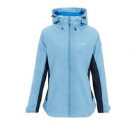 Regatta Womens Freesdale Waterproof Jacket - Washed Denim Blue - 12 UK - Washed Denim Blue - 70% Polyester/30% Recycled Polyester