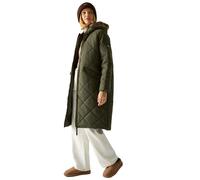 Regatta Womens Freyla Quilted Jacket Water Repellent Insulated Hooded Winter Coat