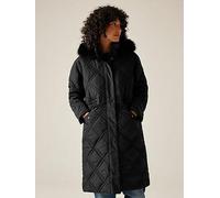 Regatta Womens Freyla Quilted Jacket Water Repellent Insulated Hooded Winter Coat